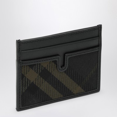 Black card holder with Check motif