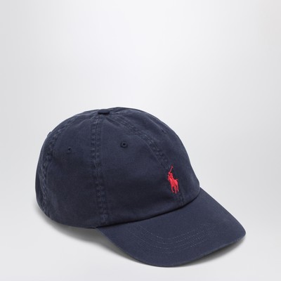 Blue navy baseball cap with logo