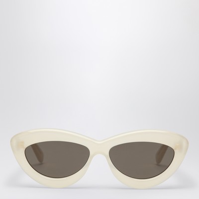 Cat-eye sunglasses white