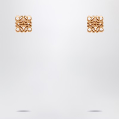 Gold Anagram earrings