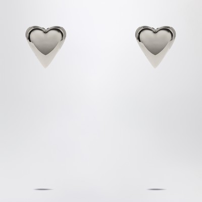 Le Coeur Bombé silver earrings