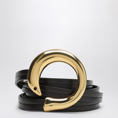 Sardine Fondant buckle belt in leather